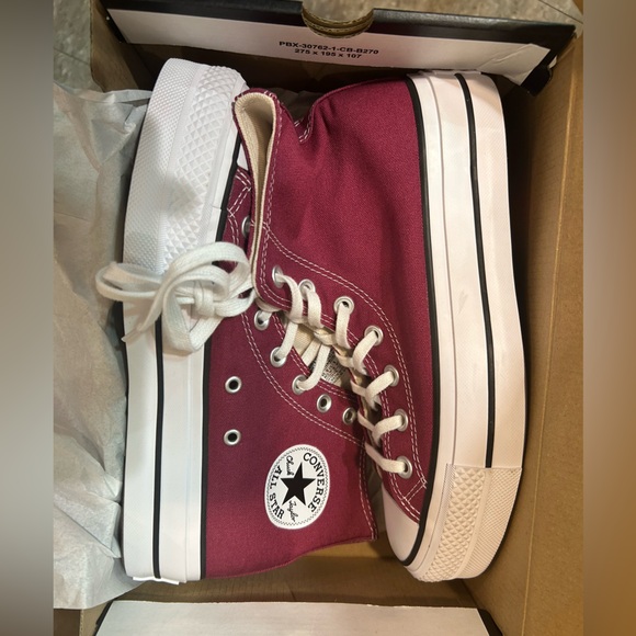 WOMENS CONVERSE CHUCK TAYLOR ALL-STAR LIFT SNEAKER size 7 - Picture 5 of 7